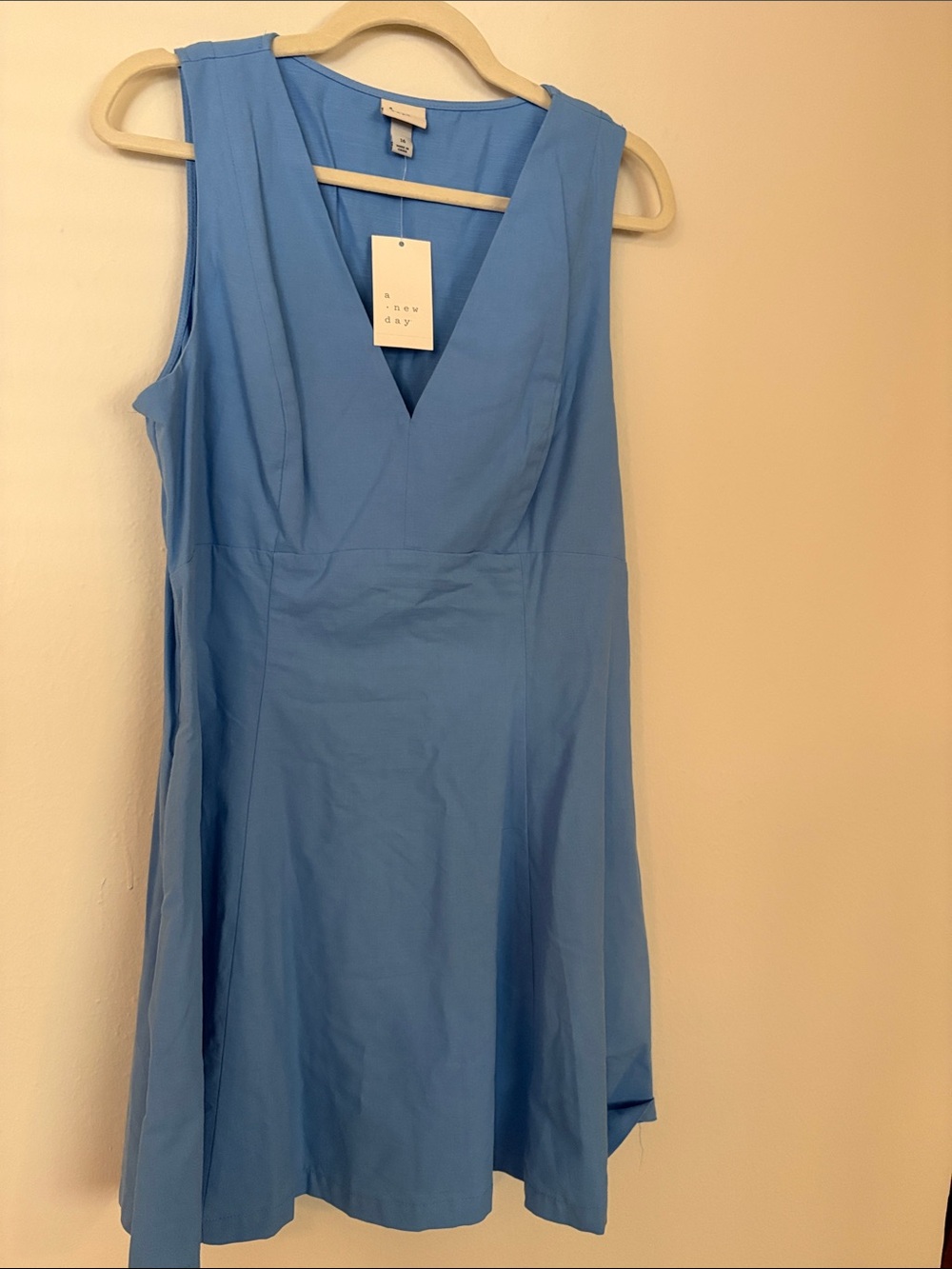 Target Sky Blue V-Neck Sleeveless Mini Dress